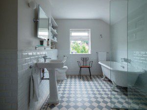 Mixed Media Bathroom Tiles