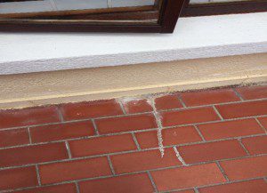 Seepage from Tile Terraces