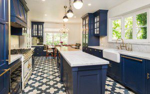 Colorful Kitchen Cabinets